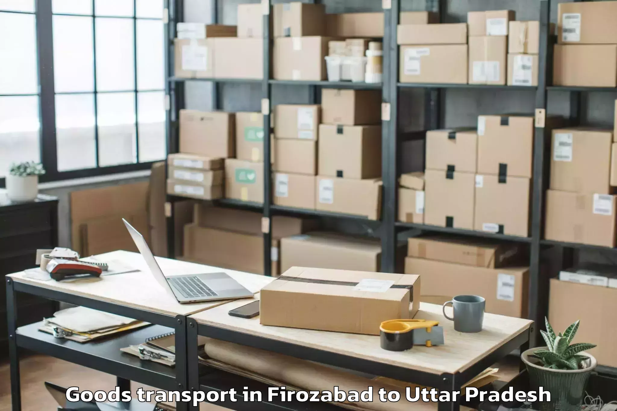 Leading Firozabad to Rasra Goods Transport Provider